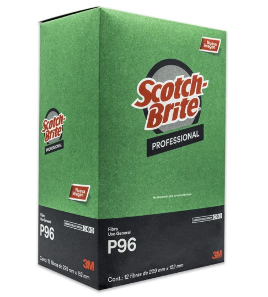Fibra de Uso General Verde 3M Scotch-Brite P96, Almohadilla Abrasiva I