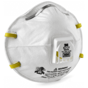 Respirador para Partículas 3M 8210V, N95, con Válvula c/10 piezas